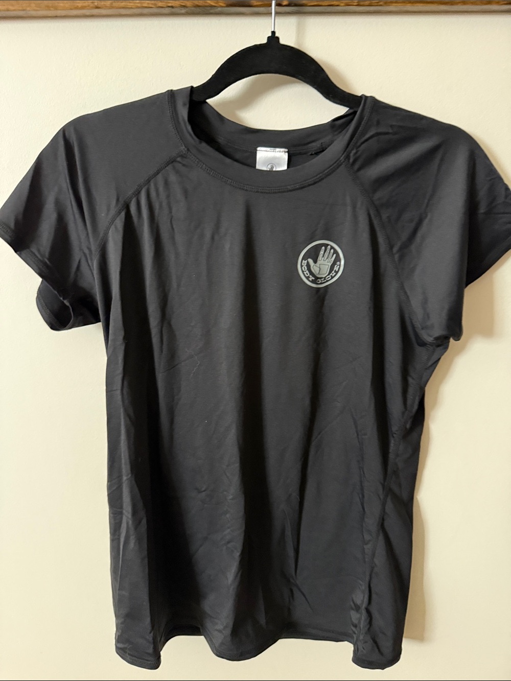 Body Glove Black Rash Guard with Logo Tag